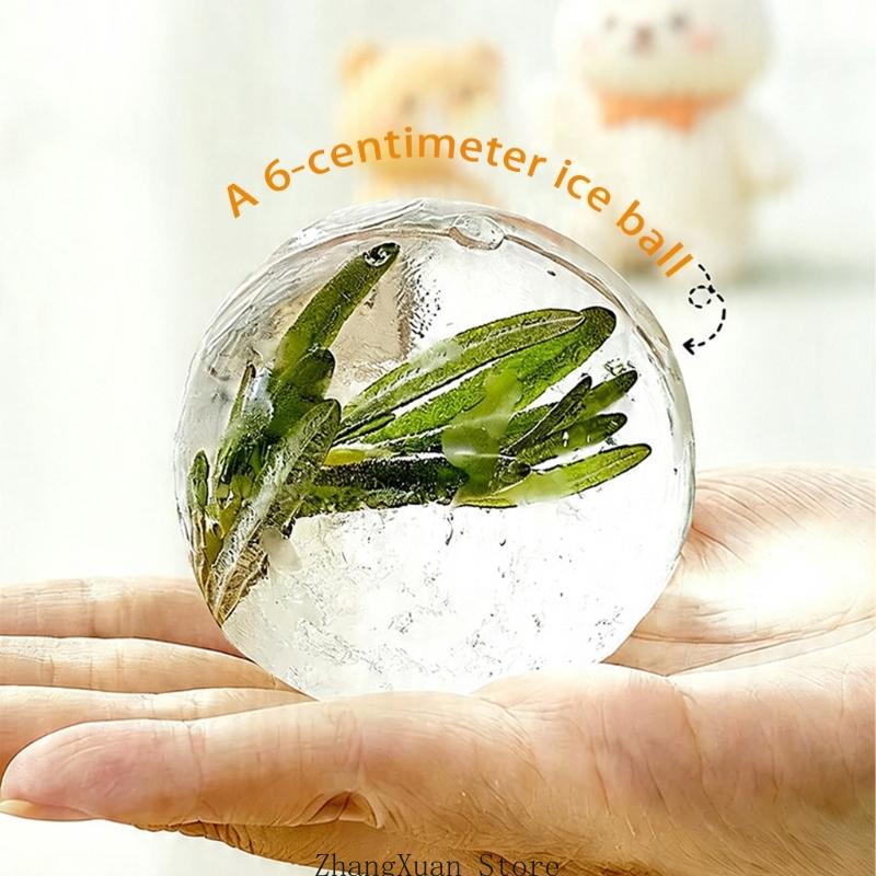 Ice Mold Sphere - Comodo contenitore per bevande pieghevole con