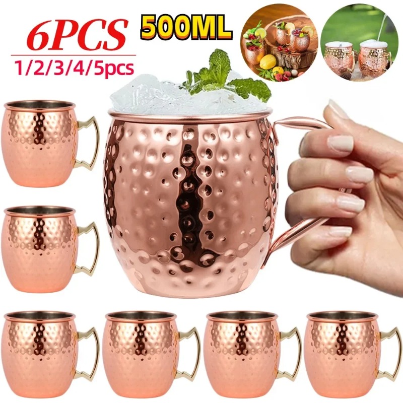 Mule Copper Mug - Set da 1-6 Pezzi di Tazze
