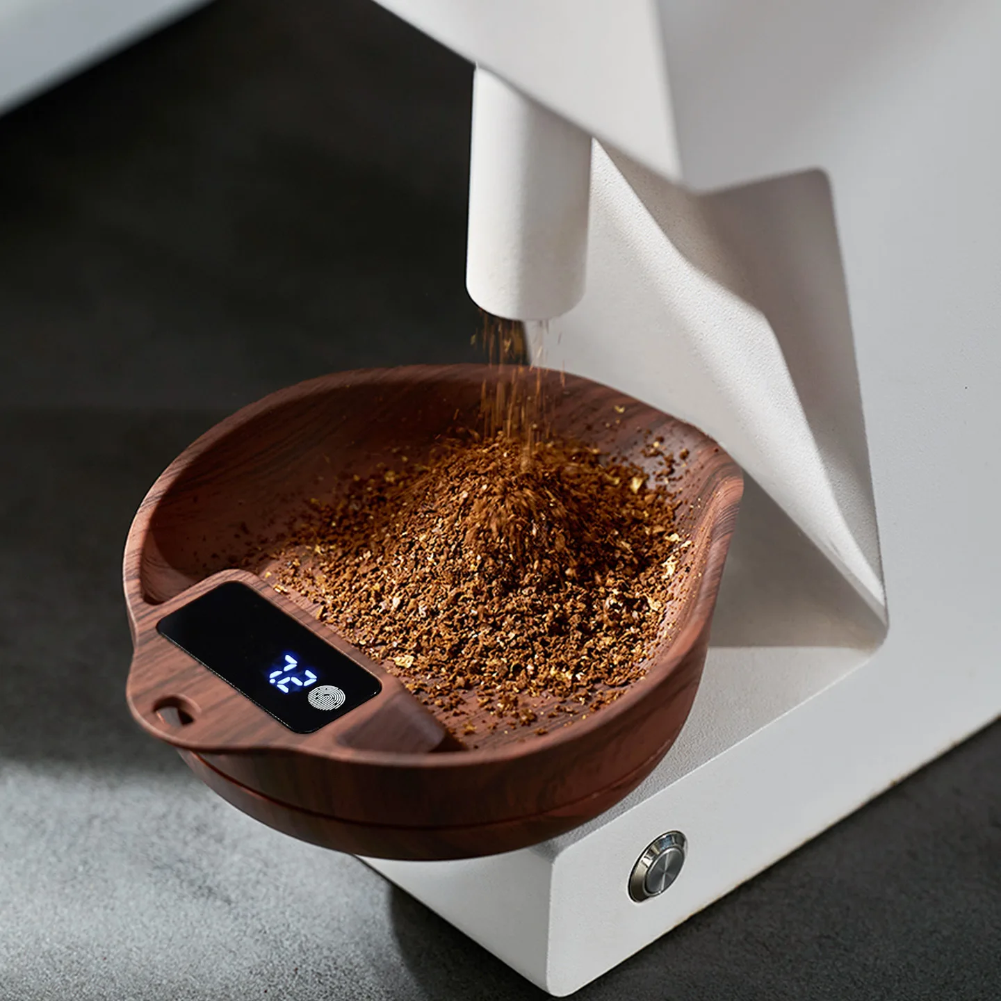Home Barista - Bilancia dosatrice per caffè con vassoio