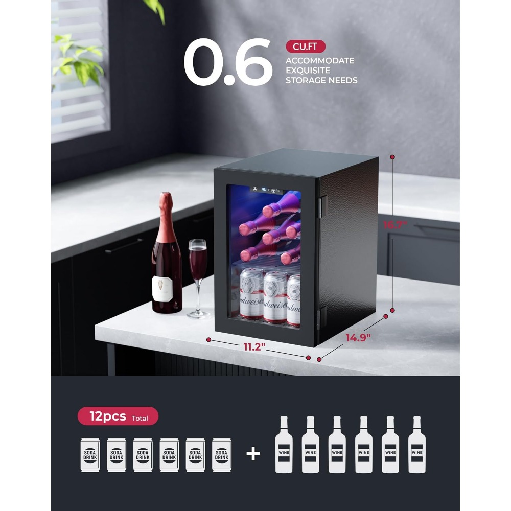 Mini Frigorifero per 24 Lattin - Home Bar Shelves recensione e prezzo