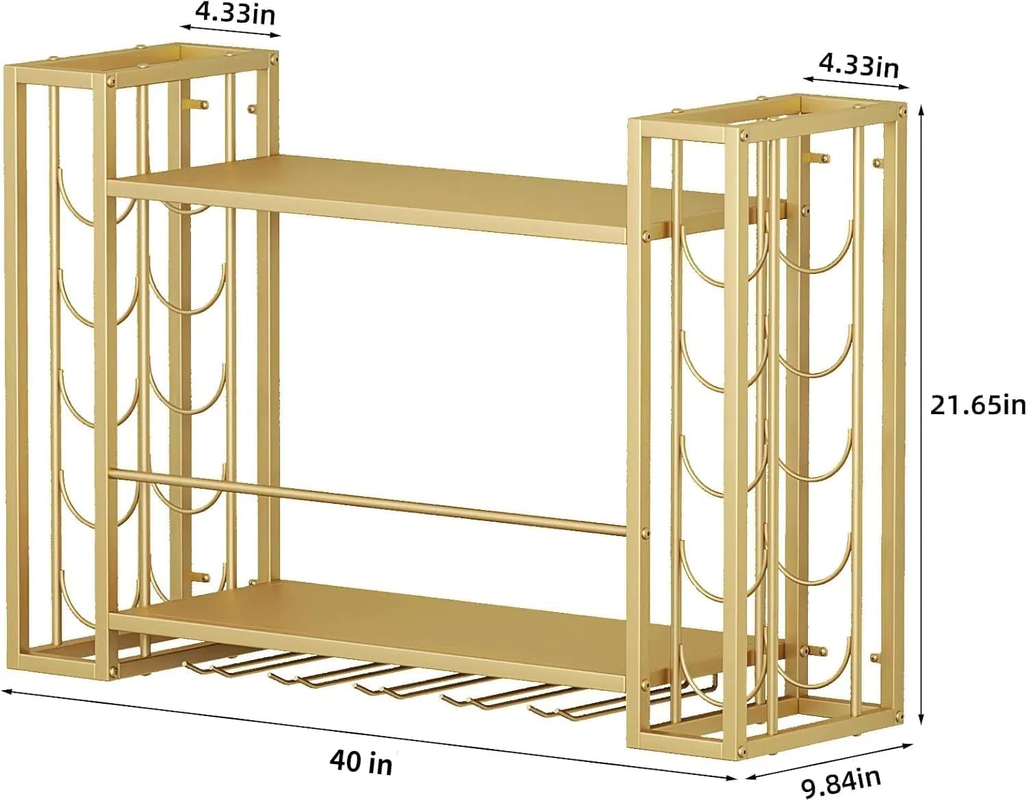 Portabottiglie da Parete, Port - Home Bar Shelves recensione e prezzo