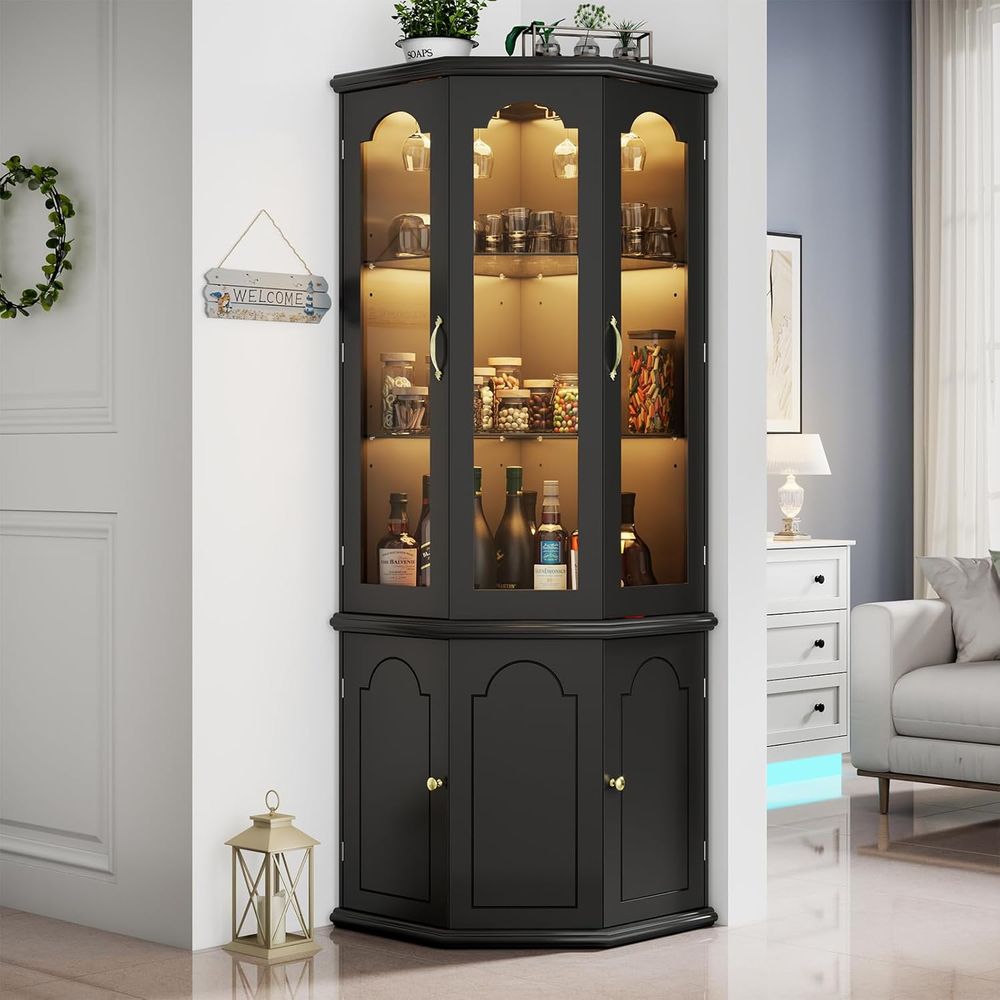 Mobile Bar Illuminato con Anta - Home Bar Shelves recensione e prezzo